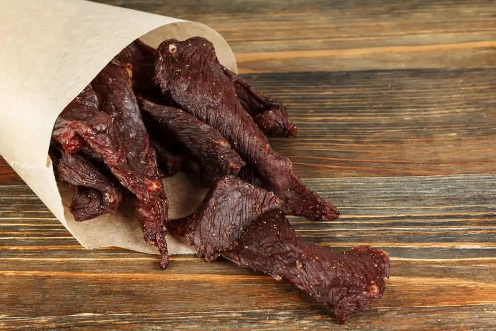 dehydrated meat - camping food