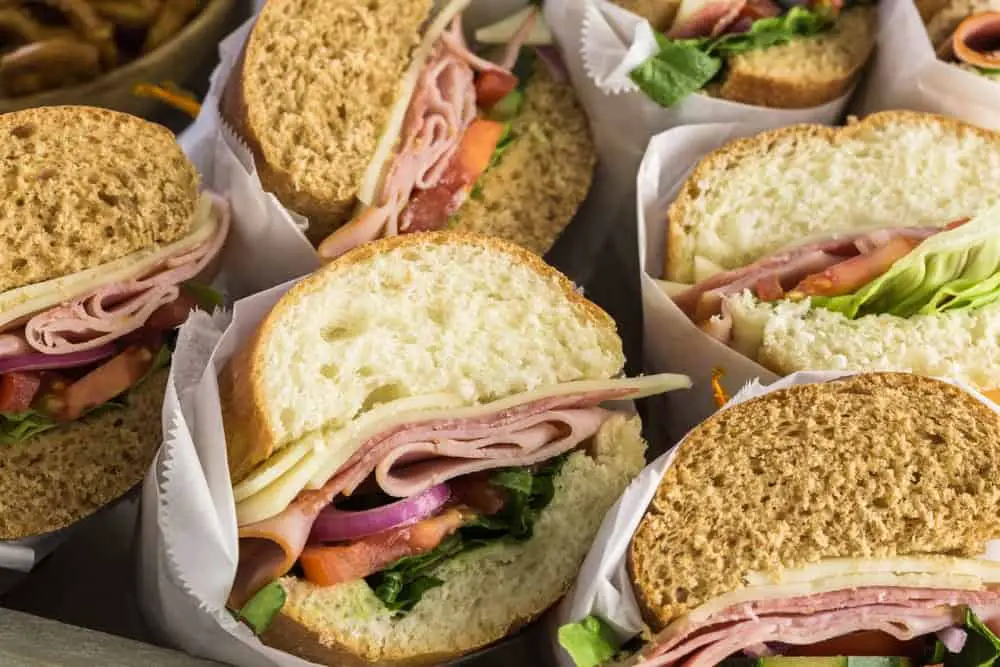 packed sanwiches