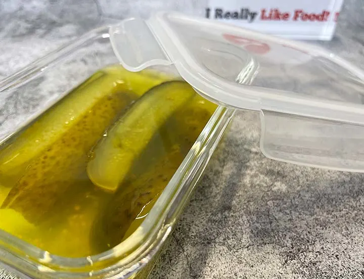 Pickles In an Airtight Container