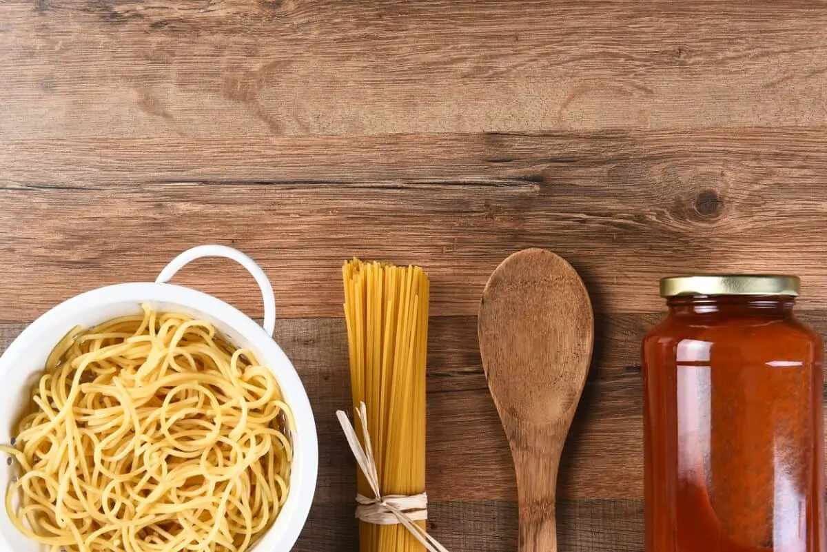 pasta sauce from jar