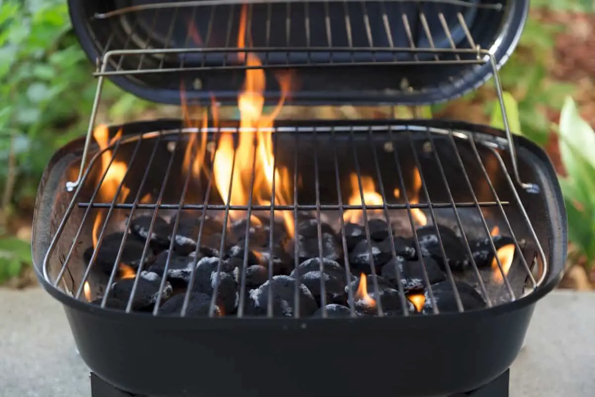 portable charcoal grill