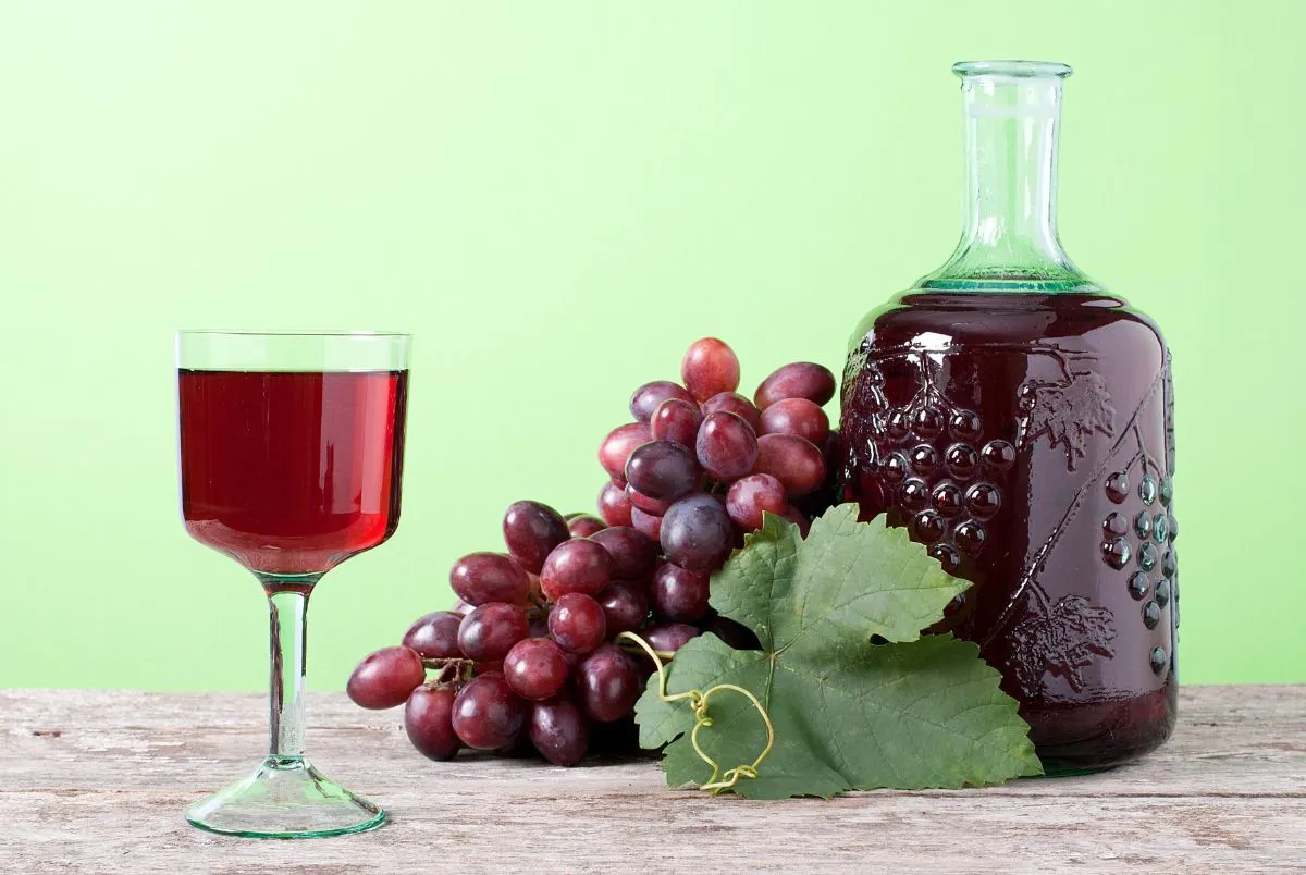 Homemade Grape Wine