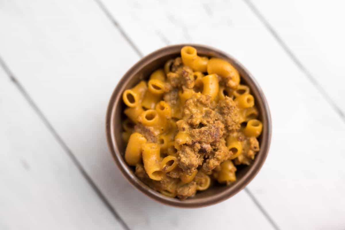 hamburger macaroni with cheese