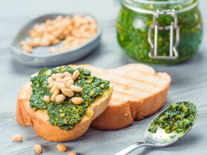 How To Roast Pine Nuts & Pesto Recipe
