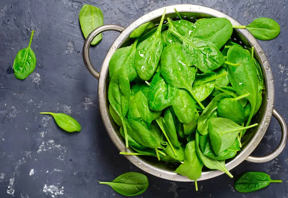 cook spinach